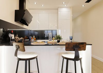 vista cocina office casa
